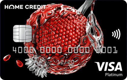 Дебетовая карта Космос Хоум Кредит Банка Visa Platinum онлайн заявка