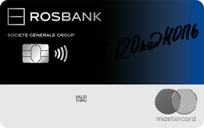 credit card rosbank 120 black