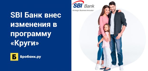 SBI Банк внес изменения в программу лояльности Круги