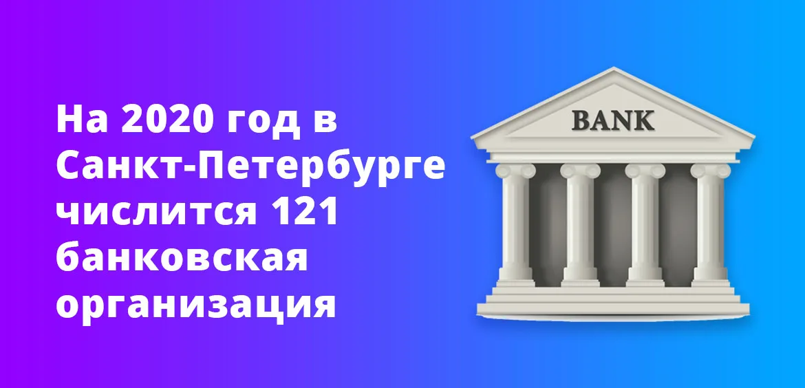 Банки Санкт-Петербурга – список 2020 года (полный), сколько в СПБ