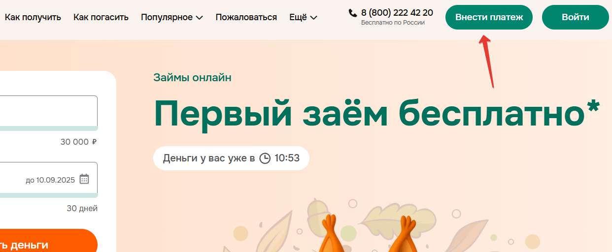 Оплата Белка Кредит