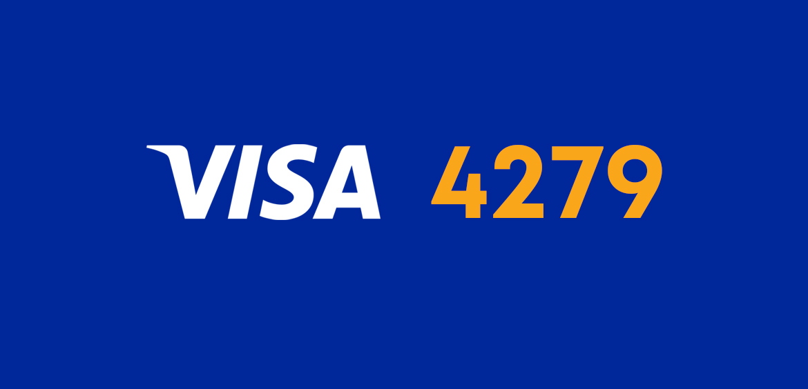 Узнать карту банка VISA 4279