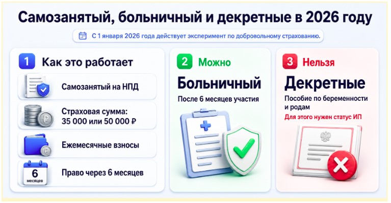 Добровольное страхование для самозанятых