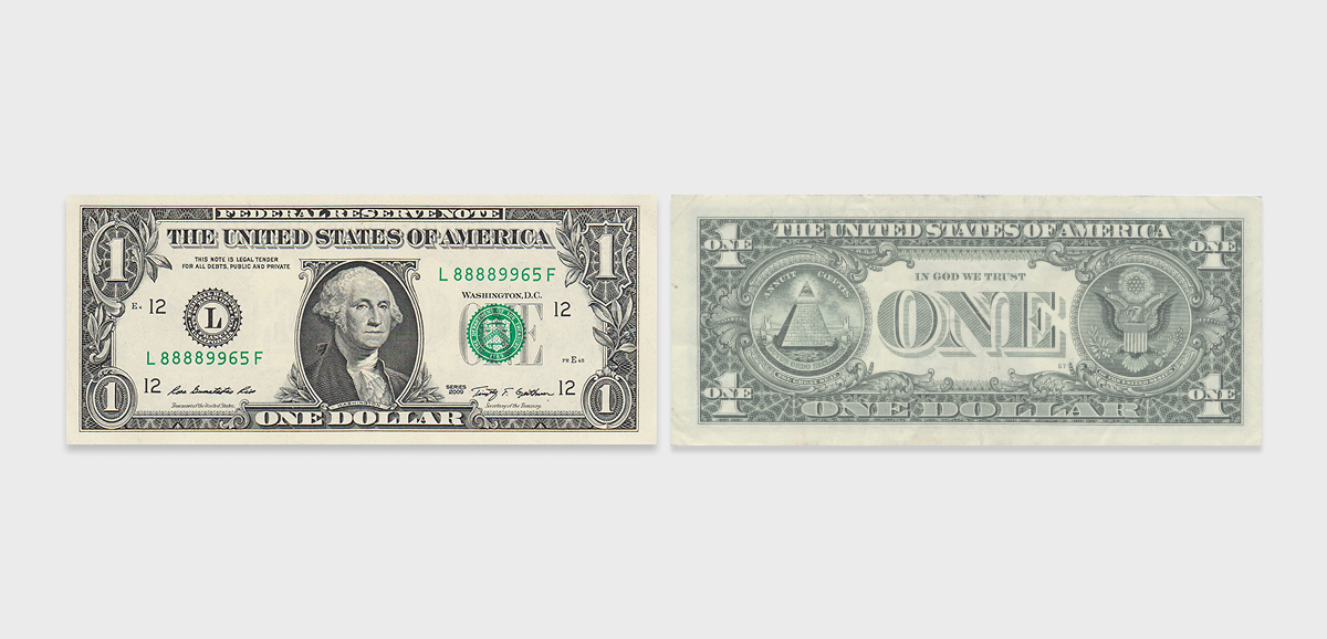 1 доллар старого образца