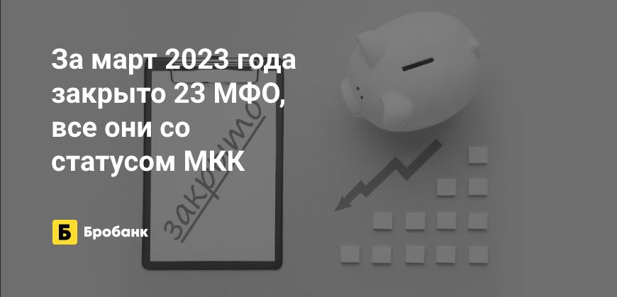 Рынок МФО за март 2023 года стал меньше на 1,6%