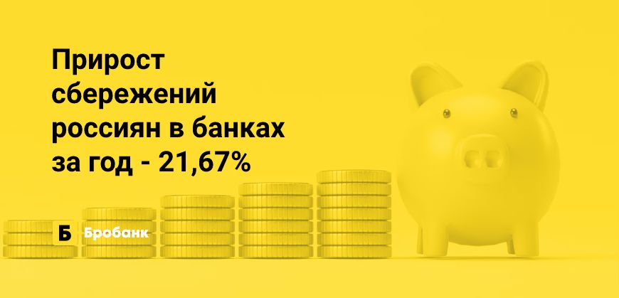 Россияне увеличили сбережения в банках на 5,9 трлн рублей | Бробанк.ру