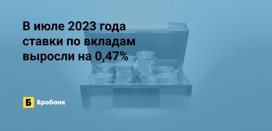 В июле 2023 года ставки по вкладам выросли | Бробанк.ру