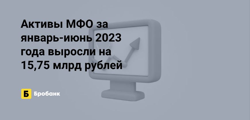 Активы МФО за январь-июнь 2023 года выросли на 12,67% | Бробанк.ру