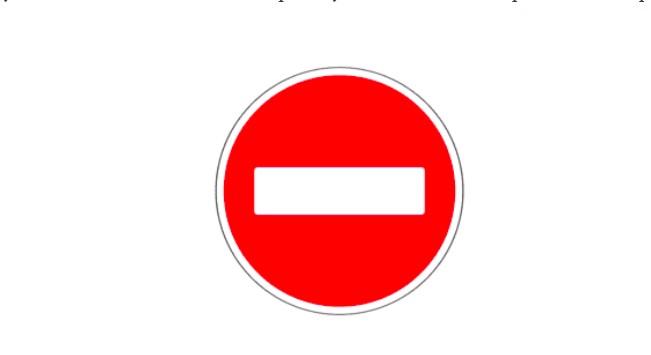 Знак 3.1 «Въезд запрещен»