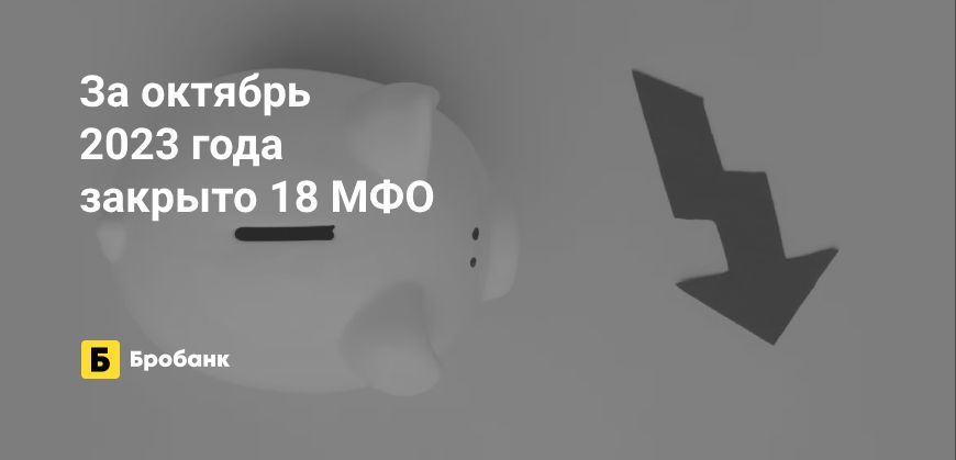 За октябрь 2023 года рынок МФО сократился на 1,05% | Бробанк.ру