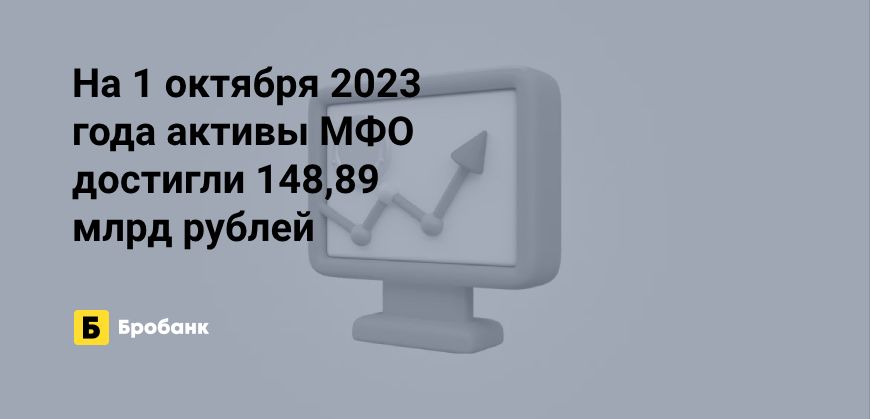 За III квартал 2023 года активы МФО выросли на 6,32% | Бробанк.ру