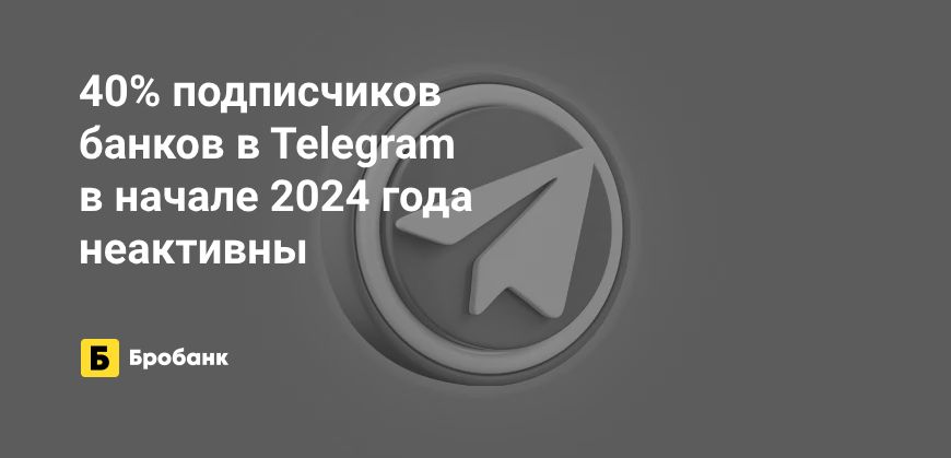 Активна пятая часть аудитории банков в Telegram | Бробанк.ру