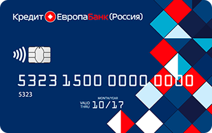 Дебетовая карта Кредит Европа Банк CASH CARD