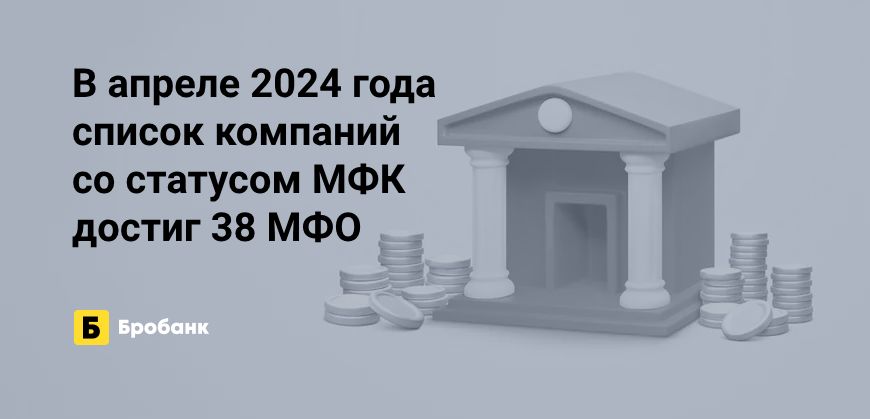 В апреле 2024 года список МФК расширился | Бробанк.ру