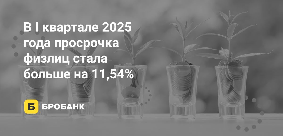 Просрочка физлиц в I квартале 2025 года увеличилась | Бробанк.ру