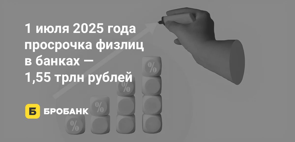 Просрочка физлиц в первой половине 2025 года выросла | Бробанк.ру
