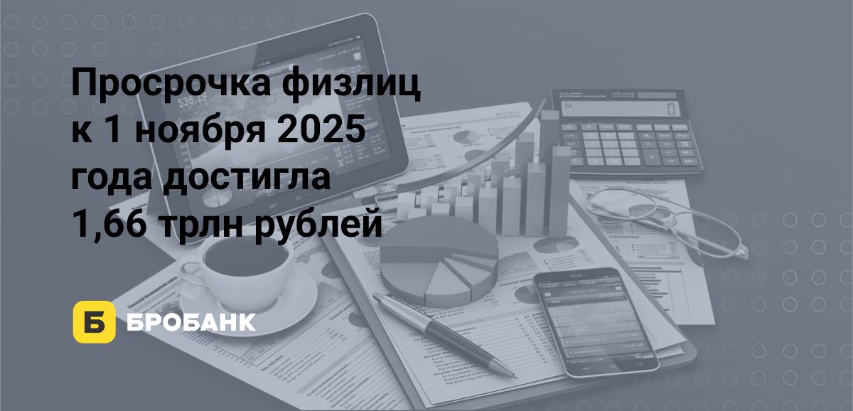 Просрочка физлиц на 1 ноября 2025 года — новый рекорд | Бробанк.ру