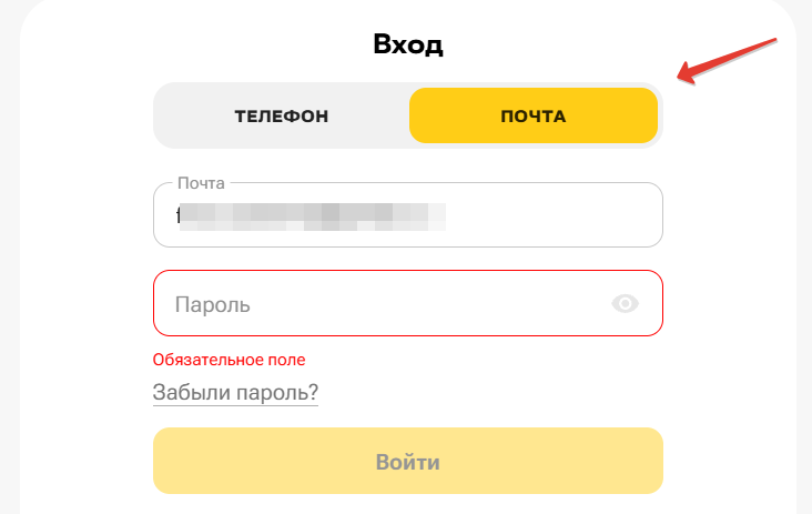 Вход в ЛК Столото по электронной почте