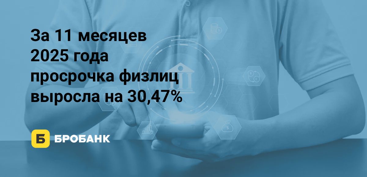 Просрочка физлиц осенью 2025 года — рост замедлился | Бробанк.ру