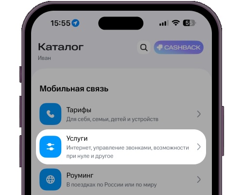 Обещанный платеж в приложении