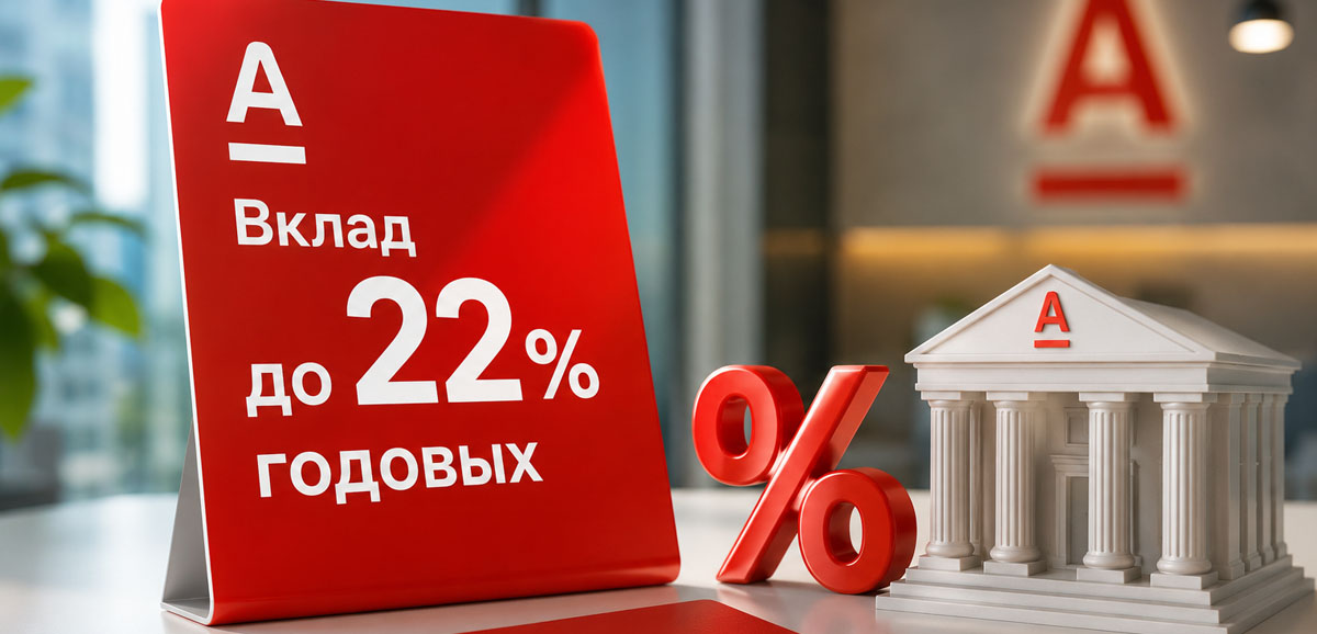 Альфа-Банк запустил вклад под 22% годовых: кому доступно новое предложение