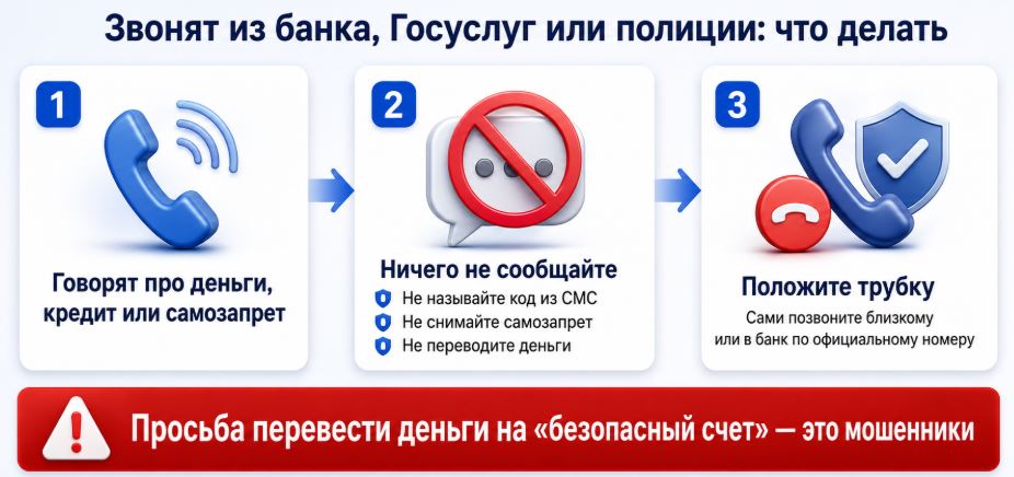 Предупредите родственников о звонках мошенников