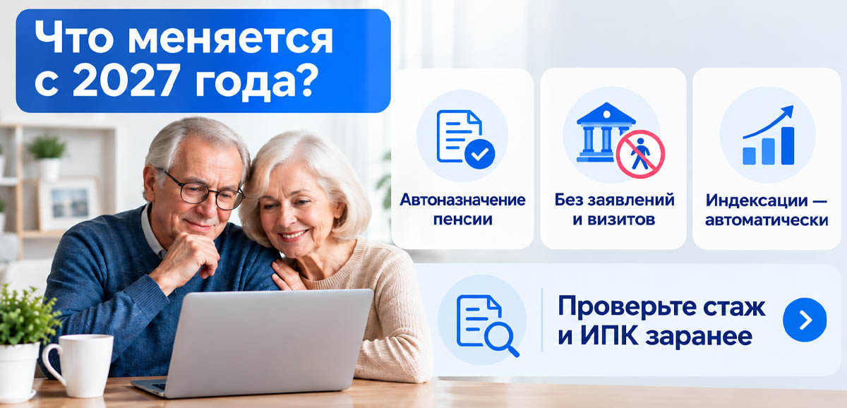 Что изменится в пенсиях с 2027 года