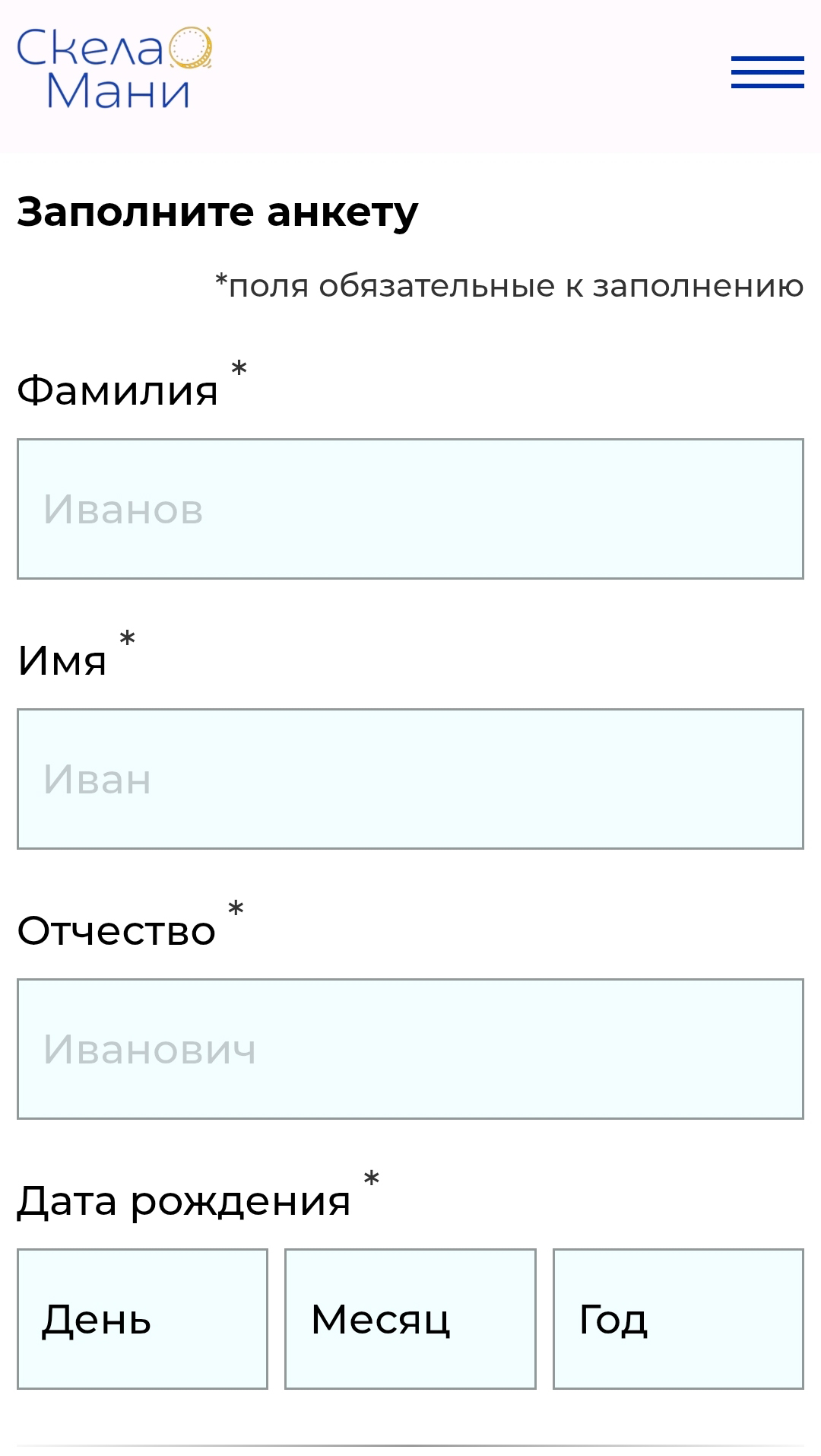 Вход в личный кабинет Скела Мани